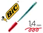 Bic Rotulador Velleda para Pizarra Blanca, Punta Redonda, Tinta Negra, Trazo 1,4 mm, Color Rojo