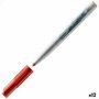 Bic Velleda 1741 Marcador para Pizarra Blanca Rojo (Set de 12) lifelines: [1,4 mm]