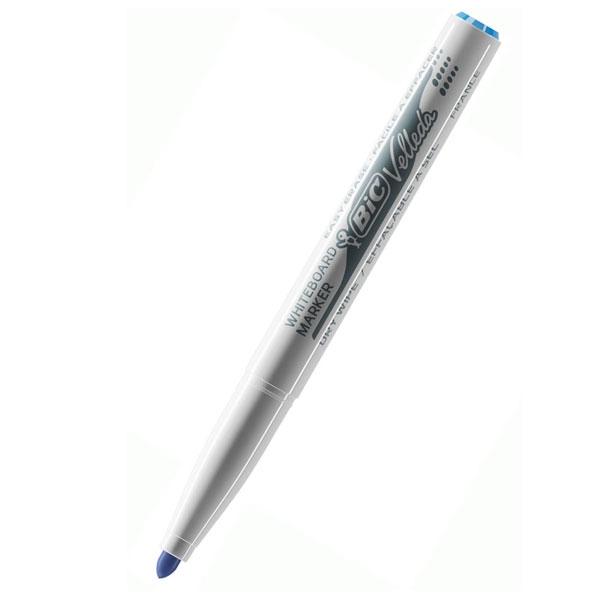 Bic Velleda 1741 Marcador para Pizarra Blanca Punta Cónica Azul Bic Velleda 1741 Marcador para Pizarra Blanca Punta Cónica Azul