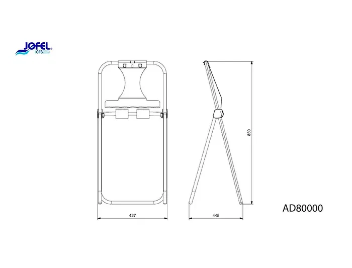 Portarrollos Papernet 41,8 x 44,5 x 85 cm