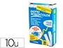 Robercolor Tiza Blanca Antipolvo Sin Gluten Caja 10 Unidades para Pizarras