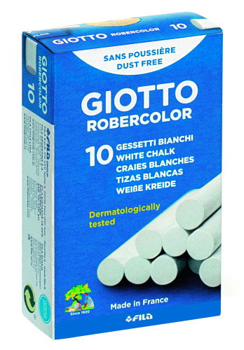 Giotto Tizas Robercolor Blanco Caja de 10 Unidades