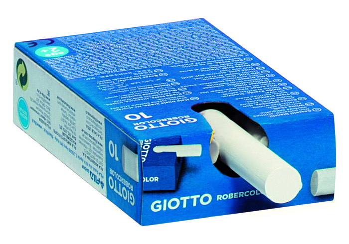 Giotto Tizas Robercolor Blanco Caja de 10 Unidades