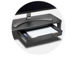 Soporte Monitor Kensington Smartfit Con Cajon Negro