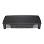 Kensington SmartFit Soporte Elevador de Monitor con Cajón de Almacenamiento A4, Altura Ajustable 3 Posiciones, Plataforma Universal para Monitores/iMac/PC hasta 30" y 15 kg, Negro