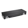 Kensington SmartFit Soporte Elevador de Monitor con Cajón de Almacenamiento A4, Altura Ajustable 3 Posiciones, Plataforma Universal para Monitores/iMac/PC hasta 30" y 15 kg, Negro