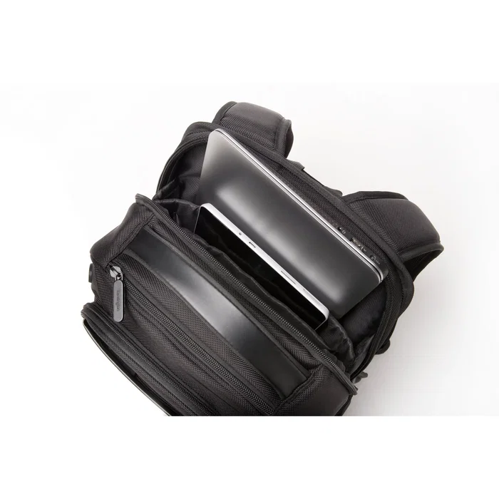 Kensington Contour 2.0 Executive Mochila Portátil Ergonómica para Portátil hasta 35.6 cm (14") Negro con Compartimento Seguro RFID y Resistente al Agua