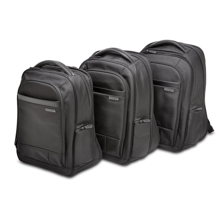 Kensington Contour 2.0 Executive Mochila Portátil Ergonómica para Portátil hasta 35.6 cm (14") Negro con Compartimento Seguro RFID y Resistente al Agua