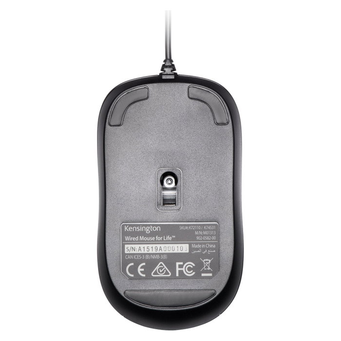 Kensington ValuMouse Ratón Óptico Ambidextro USB Negro Kensington ValuMouse Ratón Óptico Ambidextro USB Negro