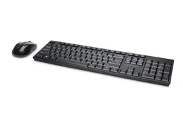 Kensington - Conjunto Teclado y Ratón Inalámbrico Pro Fit Español, QWERTY Negro Completo, Perfil Bajo, A Prueba de Líquidos, 2.4 GHz, Ratón Ambidiestro 1200 DPI