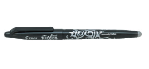 Pilot Bolígrafo Borrable Frixion Ball Negro 0,7 mm Pilot Bolígrafo Borrable Frixion Ball Negro 0,7 mm