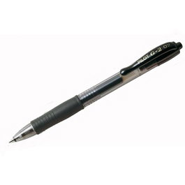 Pilot Bolígrafo Tinta Gel G-2 Retráctil Negro 0,7 mm