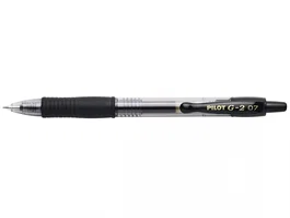 Pilot G-2 Bolígrafo de tinta gel retráctil 0,7 mm Negro