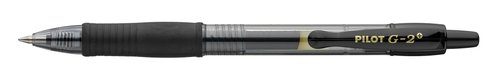 Pilot Bolígrafo Tinta Gel G-2 Retráctil Negro 0,7 mm