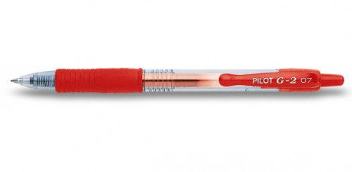 Pilot G2 Bolígrafo Retráctil de Tinta de Gel Rojo 0,7 mm Pilot G2 Bolígrafo Retráctil de Tinta de Gel Rojo 0,7 mm