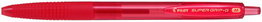 Pilot Supergrip G Bolígrafo Retráctil Tinta Roja 0,4 mm