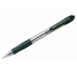 Pilot Supergrip Bolígrafo Retráctil Negro 1,0 mm