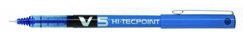 Pilot Rotulador V5 punta aguja trazo 0,3mm azul