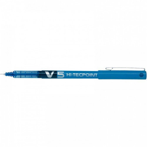 Pilot Rotulador V5 punta aguja trazo 0,3mm azul