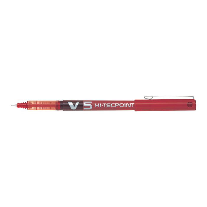 Pilot Bolígrafo V5 Retráctil Tinta Rollerball Rojo - Modelo BX-V5-R (BX-V5-R)