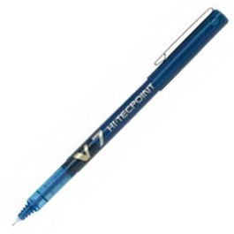 Pilot Roller Tinta Líquida V-7 Hi-Tecpoint Azul 0.7mm Punta Aguja Visor Tinta