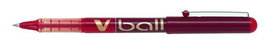 Roller T.Liq. Pilot V-Ball 0,7 Rojo (Set de 12)