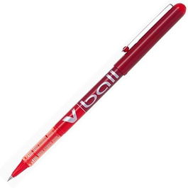 Pilot Bolígrafo Roller Tinta Líquida V-Ball 05 Rojo 0.5mm