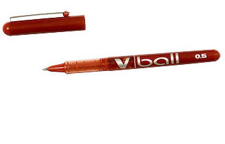 Pilot Bolígrafo Roller V-Ball 05 Rojo 0,5mm