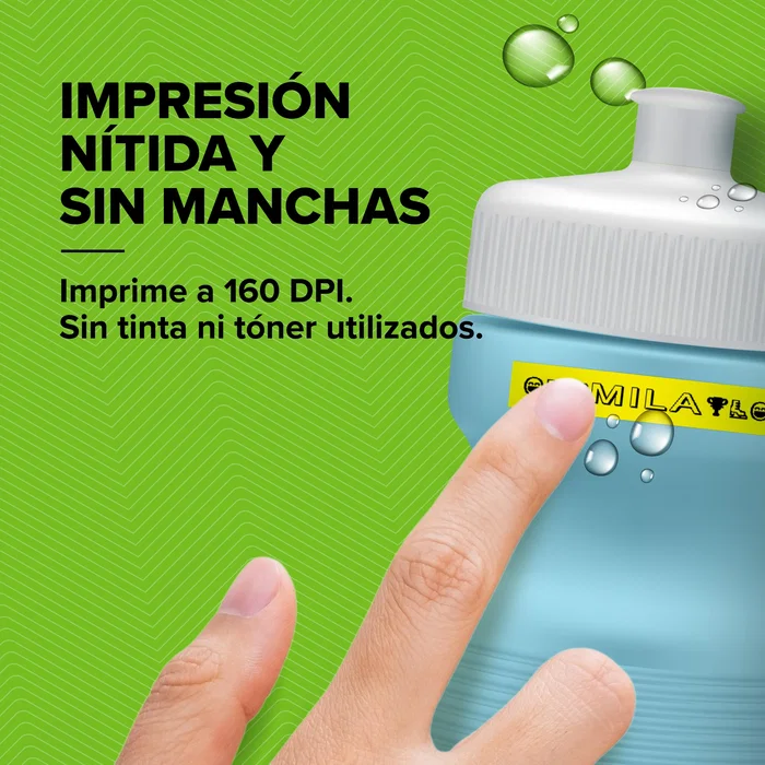 Dymo Cinta LetraTag para Ropa Negro sobre Blanco 12mm x 2m