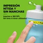 Dymo Cinta LetraTag para Ropa Negro sobre Blanco 12mm x 2m