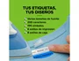 Dymo Cinta para Ropa LetraTag Negro sobre Blanco 12 mm x 2 m