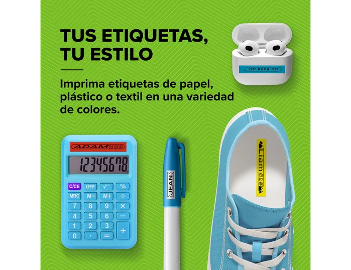 Dymo Cinta para Ropa LetraTag Negro sobre Blanco 12 mm x 2 m Dymo Cinta para Ropa LetraTag Negro sobre Blanco 12 mm x 2 m