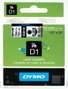 Dymo Cinta D1 Negro sobre Transparente 12mm x 7m