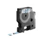 Dymo Cinta D1 Negro sobre Transparente 12mm x 7m