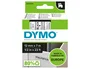 Dymo Cinta D1 Negro sobre Transparente 12mm x 7m