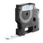 Dymo cinta de transferencia termica d1 45011. azul sobre transparente de 12mmx7m . poliester autoadhesiva