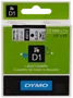 Dymo Cinta D1 Estándar 12mm x 7m Negro sobre Blanco