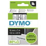 Dymo Cinta D1 Negro sobre blanco 12mm x 7m