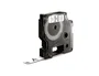 Dymo Cinta D1 Estándar 12mm x 7m Negro sobre Blanco