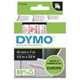 Dymo Cinta D1 Rojo sobre Blanco 12mm x 7m