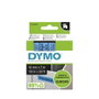 Dymo Cinta D1 12mm x 7m Negro sobre Azul