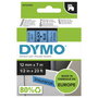 Dymo Cinta D1 12mm x 7m Negro sobre Azul