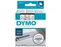 Dymo D1 Cinta de Etiquetas 9mm x 7m Negro sobre Transparente