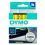 Dymo D1 Cinta de Etiquetas de 9 mm x 7 m Negro sobre Amarillo