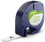 Dymo Cinta LetraTag 91200 Negro sobre Blanco 12mm x 4m de Papel