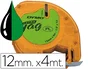 Dymo Cinta LetraTag 91204 Negro sobre Verde 12mm x 4m