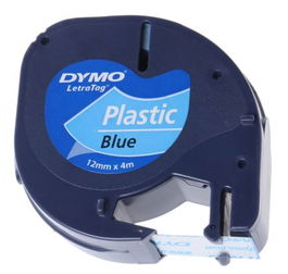 DYMO Cinta LT 12mmx4mt -Negro/Azul