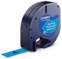 Dymo Cinta LetraTag 12mm x 4m Negro sobre Azul 91205