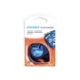 Dymo Cinta LetraTag 12mm x 4m Negro sobre Azul 91205