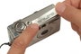 Dymo Cinta LetraTag 12mm x 4m Negro sobre Plata Metalizada 91208
